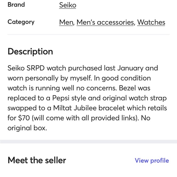 StrapCode SKX Stainless Steel Jubilee Bracelet - Picture 4 of 9